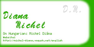 diana michel business card